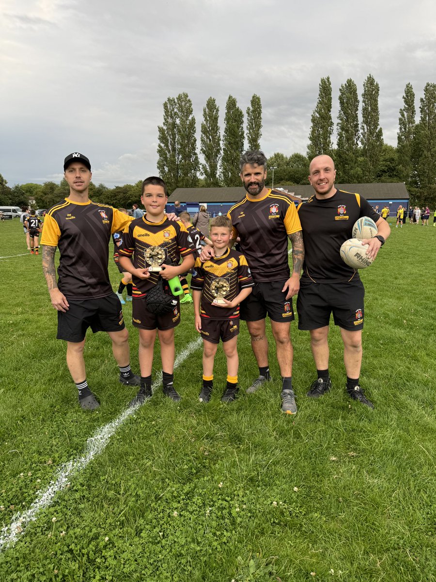 Well done to this weeks MOTM’s Louie &amp; Isaac on making great yards &amp; strong tackling 🥕🏉💙