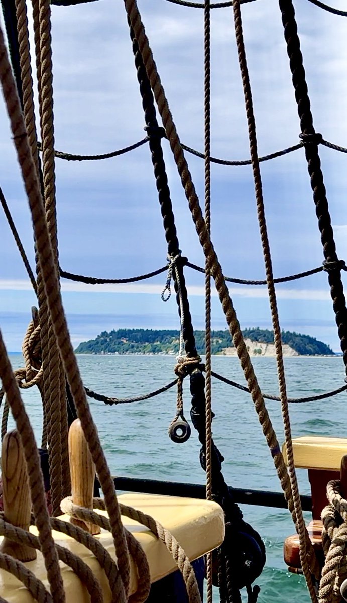 Ahoy! Sailing Puget Sound on a tall ship⚓️

#ladywashington #sailing #tallship 
#fashion #pnw #artist #adysen 
#brookeamckinney