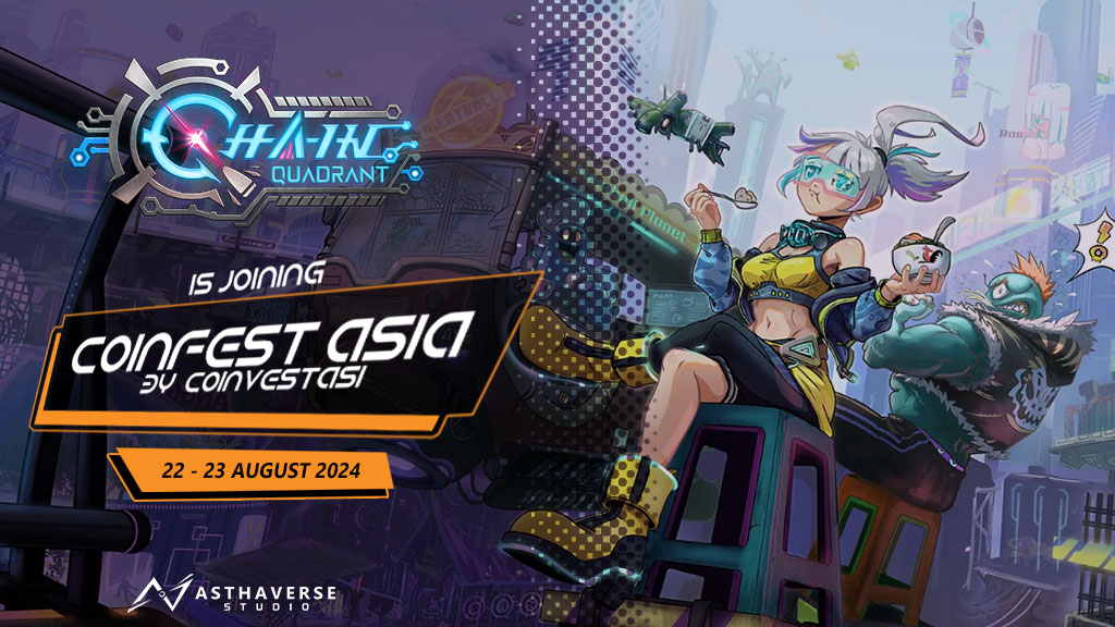 chainquadrant's tweet photo. ๐ Exciting news ! Chain Quadrant is joining @CoinfestAsia by Coinvestasi! ๐Don't miss out on the action happening from August 22-23, 2024. See you there! #ChainQuadrant #CoinfestAsia