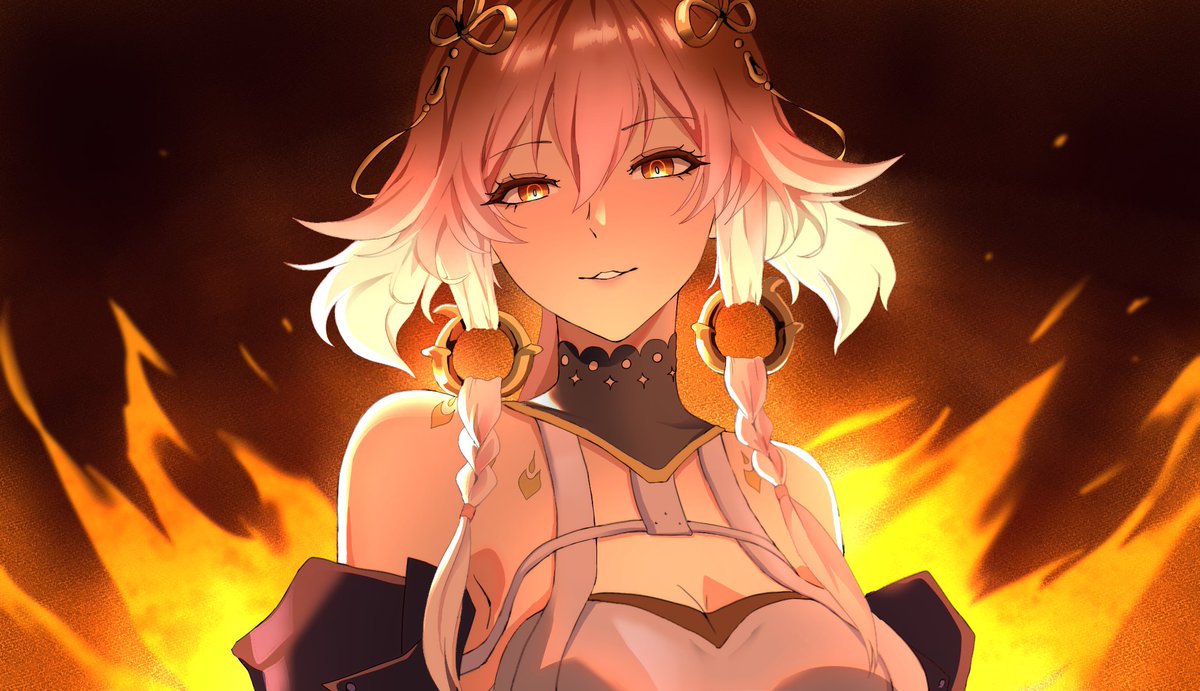 stnlev's tweet photo. pega a yae miku e deixa ela 100% melhor e mais bonita. 

Essa é a changli. https://t.co/tcxma0Xpkk