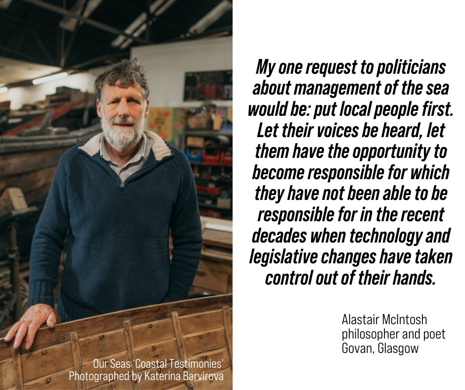 Our Seas (@ourseas_scot) on Twitter photo We've been meeting with folk from all over Scotland to hear their experiences & local knowledge of our inshore seas.
Join us in Morvern this weekend for our #CoastalTestimonies exhibition bit.ly/CT_morvern
<a href="/KBarvirova/">Katerina Barvirova</a> <a href="/alastairmci/">Alastair McIntosh</a> <a href="/GalGael/">GalGael Trust</a> <a href="/CHumanEcology/">Centre for Human Ecology</a> <a href="/Lochsandsounds/">CAOLAS</a> We've been meeting with folk from all over Scotland to hear their experiences & local knowledge of our inshore seas.
Join us in Morvern this weekend for our #CoastalTestimonies exhibition bit.ly/CT_morvern
<a href="/KBarvirova/">Katerina Barvirova</a> <a href="/alastairmci/">Alastair McIntosh</a> <a href="/GalGael/">GalGael Trust</a> <a href="/CHumanEcology/">Centre for Human Ecology</a> <a href="/Lochsandsounds/">CAOLAS</a>