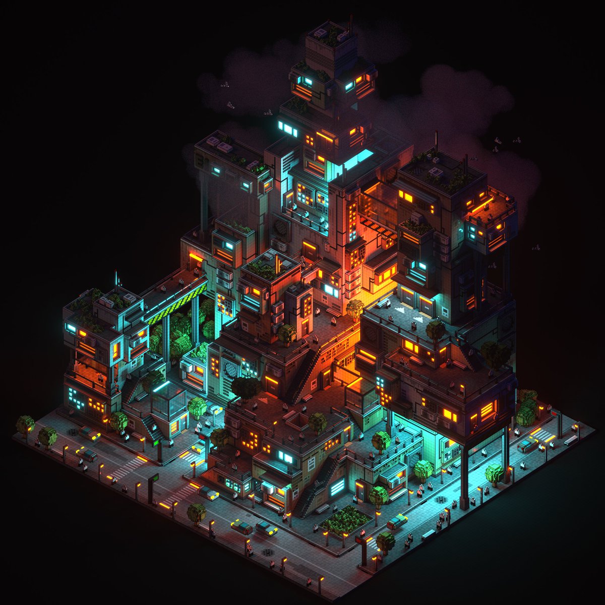 The Clump #voxelart #magicavoxel