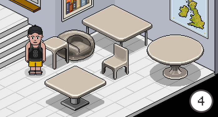 Habbo's tweet image. 🎨 #HabboHotelOrigins Funky Friday Plasto drop: X POLL

Tomorrow we’ll be releasing a set of six Plasto items for Funky Friday, but we can’t decide which colour to release 🤔

SO, we’re putting the decision to the entire community with a quick X poll (vote in the post below).…