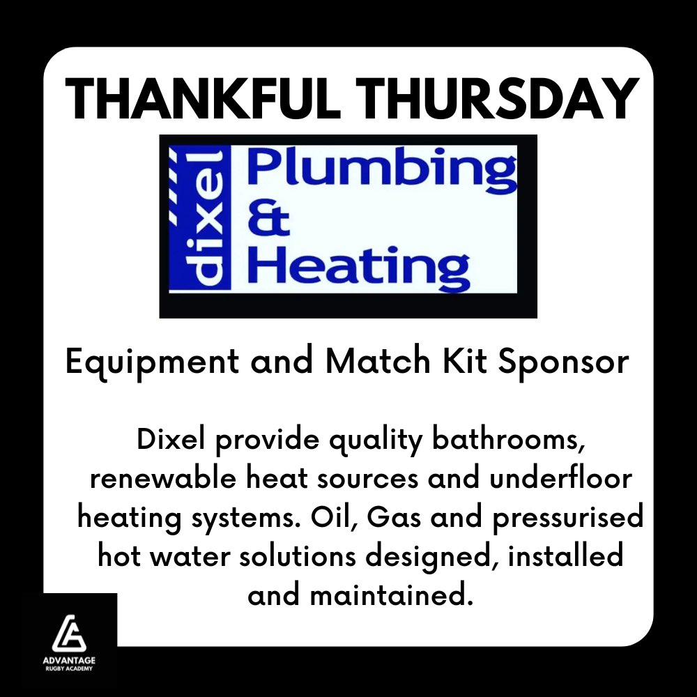 Advantage Rugby Academy (@advantage_rugby) on Twitter photo Over the holidays, we will be thanking our sponsors and associates. First up is Dixel Services Ltd. If you need any Plumbing or Heating, these are their contact details.
07899790931
mail@dixelservices.co.uk
<a href="/dixelheating/">Dixel Plumbing & Heating</a> Over the holidays, we will be thanking our sponsors and associates. First up is Dixel Services Ltd. If you need any Plumbing or Heating, these are their contact details.
07899790931
mail@dixelservices.co.uk
<a href="/dixelheating/">Dixel Plumbing & Heating</a>