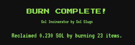 Buy and Burn Event has ended!🩸 

Thanks to everyone that supported, a total of 23 Vamps have now been burnt at the stake!🔥🔥🔥

#Burn #SolanaNFTs #SoDead