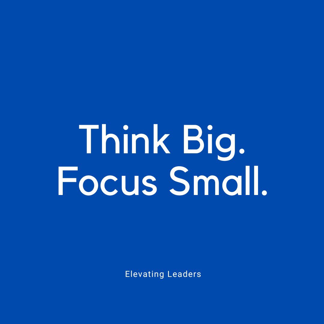 MarenWalseth's tweet photo. This was one of my college coaches sayings to us. This was her way of keeping us in the moment, of focusing just on today.
Stacking small wins day after day after day is how winning at the highest levels is done!
#ThinkBig #FocusSmall #intentionalfocus #StackingDays #laserin https://t.co/ykD36UZ9pq