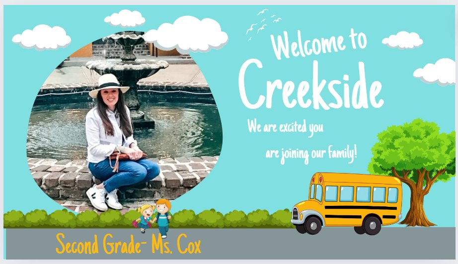 Let's keep the momentum going with introducing another member to our Creekside family!
