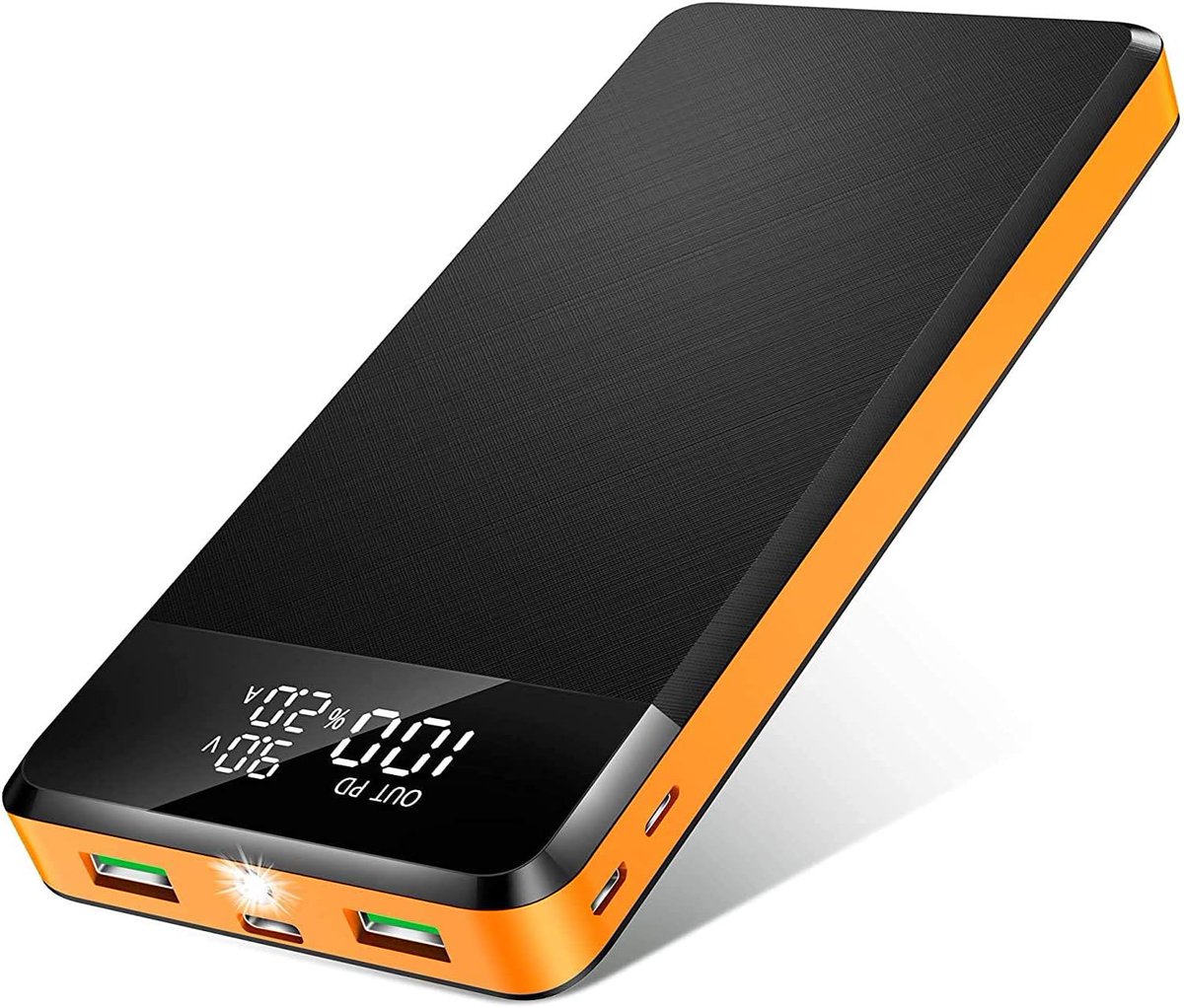 everythingplug0's tweet image. Suqorhm Portable Power Banks SP03
30,000mAh lithium battery capacity
3 output ports, 2 USB and 1 USB-C
3 input ports, USB-C, Micro, and Lightning
18W PD and QC 3.0 protocol support
LED digital display with status indicator