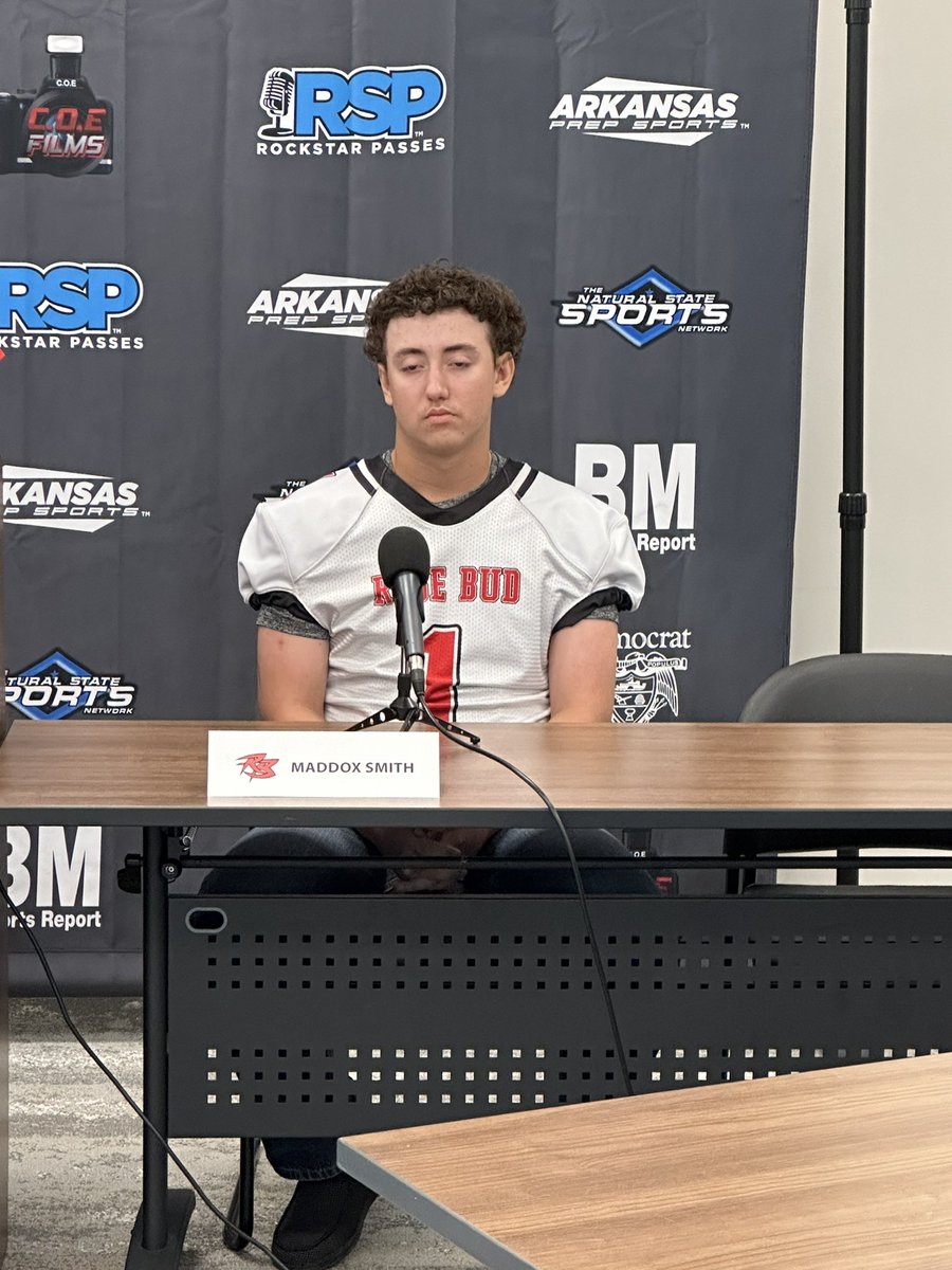 ARPrepSports's tweet photo. Coach Garrett Haag and the Rose Bud Ramblers. https://t.co/lx8gj3CJUm