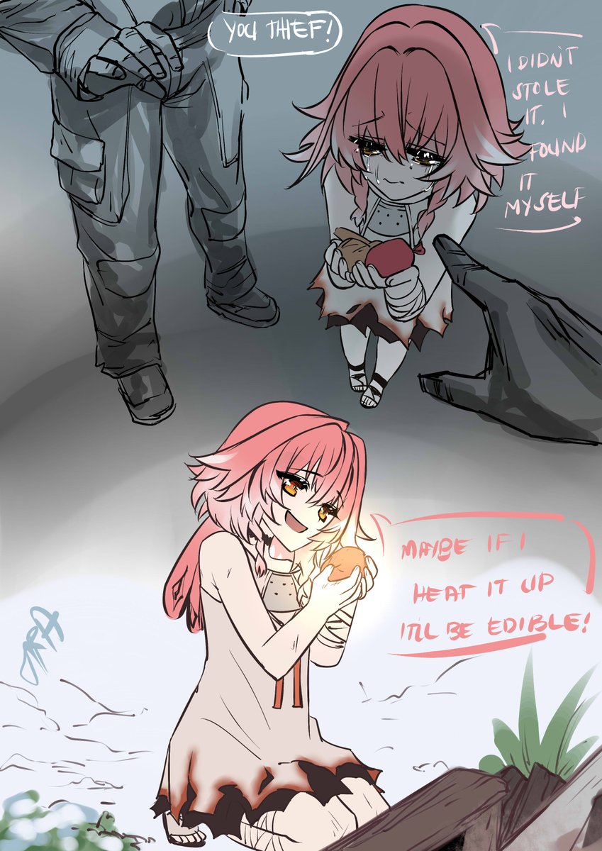 TIIRAMIIISU2's tweet photo. That's why Changli isn't a picky eater. 
#WuWafanart https://t.co/t559vbcvd6