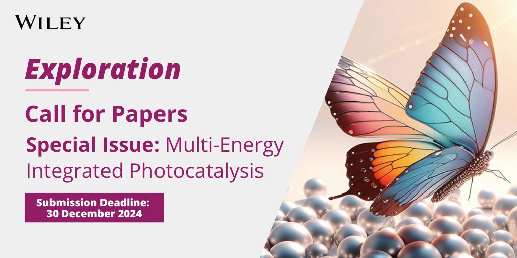 Call for papers!

Publish #OpenAccess in Exploration's new <a href="/SpecialIssue/">Shawn</a>.

Together we can advance the field of renewable energy-related technologies.

🔗Find out more: ow.ly/zK6S50SHBSo

<a href="/Xiaoguang_Duan/">Dr Xiaoguang Duan</a> #OpenAccess