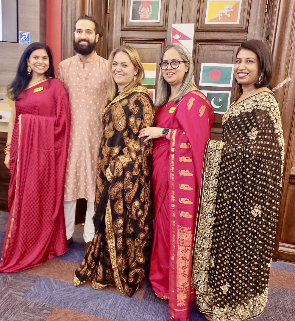 South Asian Heritage Month celebration at King’s College Hospital, London.