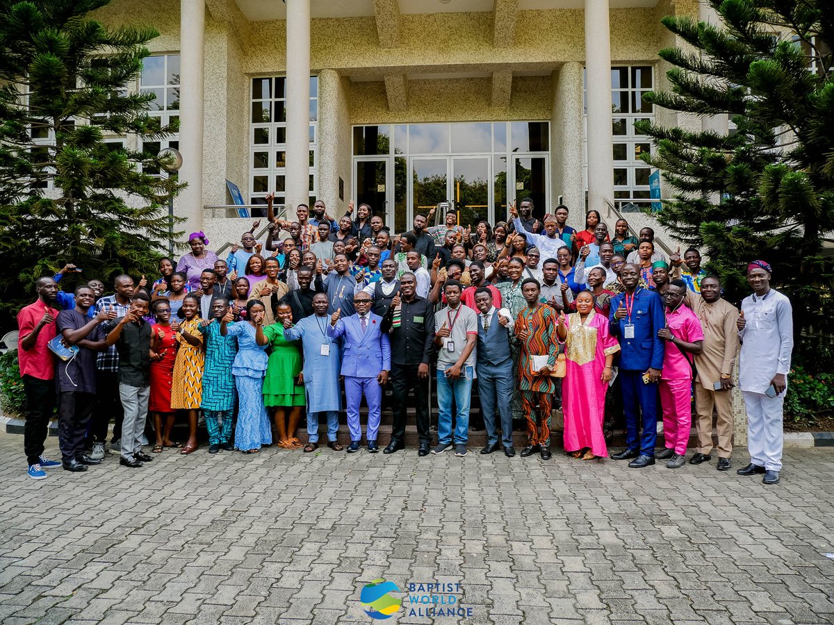 BaptistWorld's tweet photo. Join us in celebrating the success of the BWA Horizons Conference held at Ikoyi Baptist Church in Lagos, Nigeria, as part of the 2024 BWA Annual Gathering. Approximately 120 people were in attendance to learn more about the Horizons Children and Youth Leader Training.
#BWAlagos https://t.co/ZwmUqXL8dT