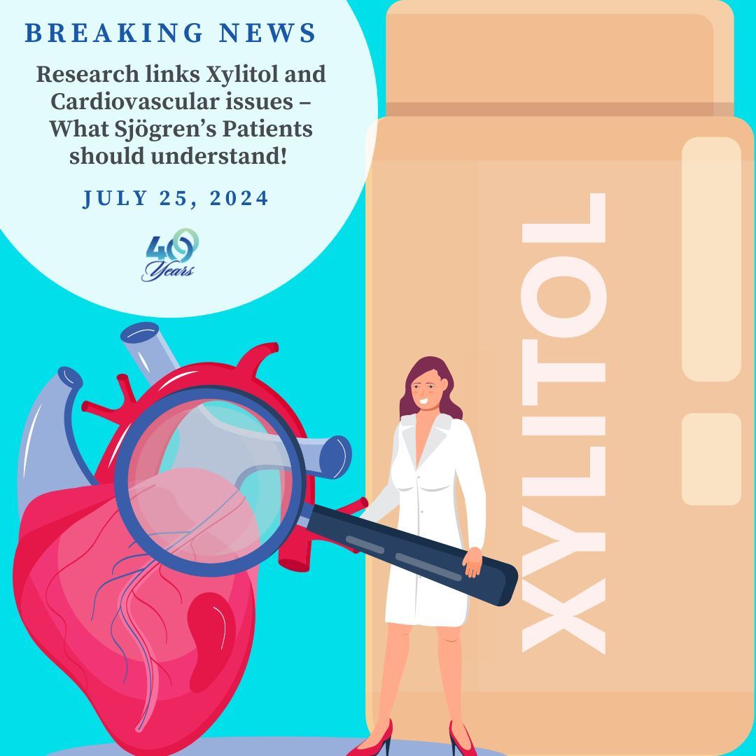 NEWS ALERT: Research links Xylitol and Cardiovascular issues – What Sjögren’s Patients should understand! 

buff.ly/3LAzzOu 

#Sjögrens #Sjogrens #SjögrensDisease #SjogrensDisease #SjögrensSyndrome #SjogrensSyndrome #Xylitol
