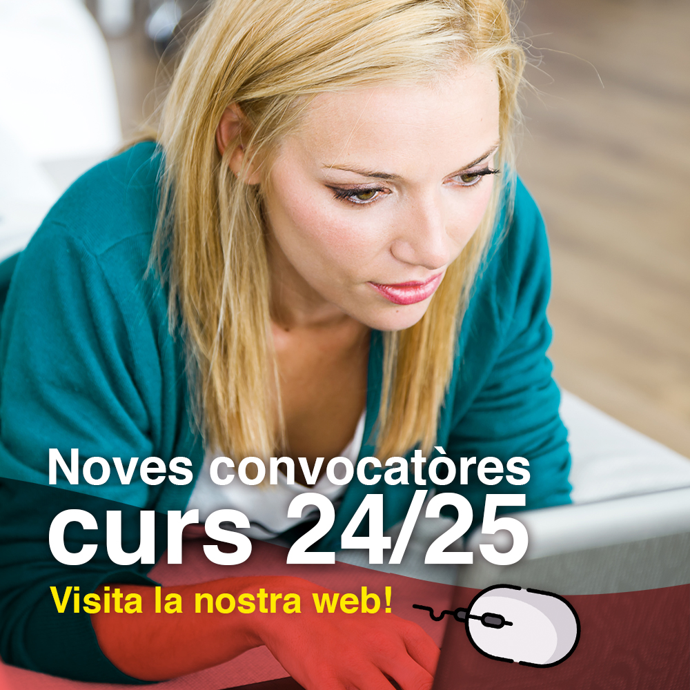 🎓🌟 Ja disposem a la nostra web de gran part de les formacions reconegudes per al proper curs 2024-25! Consulta el nostre desplegable per descobrir les properes convocatòries i assegura't un lloc! 💻✨ 

#Formació2024 #Convocatòries #Oportunitats #doqua
