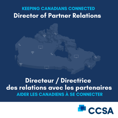 Canadian Communication Systems Alliance (@ccsaonline) on Twitter photo Join us as Director of Partner Relations & help keep Canadians Connected! Apply today! [jobs.careerbeacon.com/details/direct… / Rejoignez-nous comme directeur des relations avec les partenaires et aidez les Canadiens à rester en contact! Postulez aujourd’hui! emplois.careerbeacon.com/details/direct… Join us as Director of Partner Relations & help keep Canadians Connected! Apply today! [jobs.careerbeacon.com/details/direct… / Rejoignez-nous comme directeur des relations avec les partenaires et aidez les Canadiens à rester en contact! Postulez aujourd’hui! emplois.careerbeacon.com/details/direct…