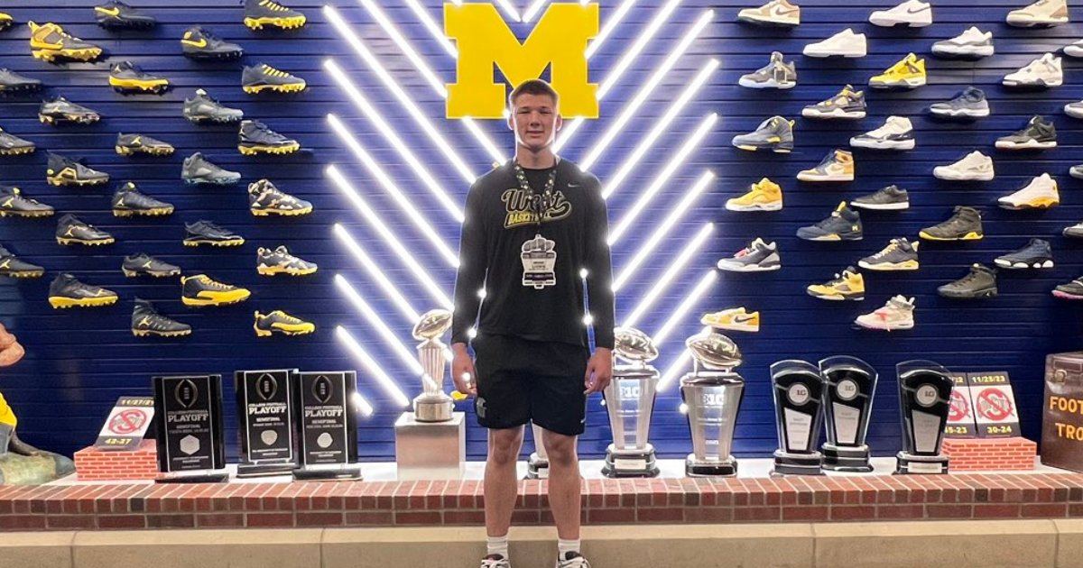 Zach Libby (@zachlibby_) on Twitter photo "Itβs really awesome to see how much they use their tight ends out on the field"
On300 Montana TE Matt Ludwig goes in-depth on summer visit to #Michigan. #GoBlue
(On3+) on3.com/teams/michiganβ¦
Join <a href="/TheWolverineOn3/">TheWolverine.com</a> for $1: on3.com/teams/michiganβ¦ "Itβs really awesome to see how much they use their tight ends out on the field"
On300 Montana TE Matt Ludwig goes in-depth on summer visit to #Michigan. #GoBlue
(On3+) on3.com/teams/michiganβ¦
Join <a href="/TheWolverineOn3/">TheWolverine.com</a> for $1: on3.com/teams/michiganβ¦