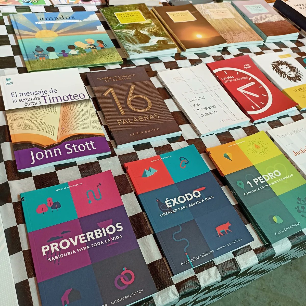 andamio_edita's tweet photo. Nos alegra mucho ver los libros de Andamio y Proyecto Nehemías en el Encuentro de formación de líderes estudiantiles de Compa México. 🙌🏽✨

Gracias a librería @en_arje por hacer posible que los libros estén disponibles en México. https://t.co/LSkN5pkqWg