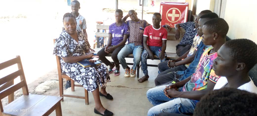 NaguruC's tweet photo. Through sharing success stories, we inspire young people to lead purposeful lives. Ms. Sandra today had the opportunity to engage with young people at Orivu HC, providing insights on improving ADH at the facility alongside the health workers present.

#SHESOARSUG | #NTCUpdates https://t.co/F3MmYCEe61