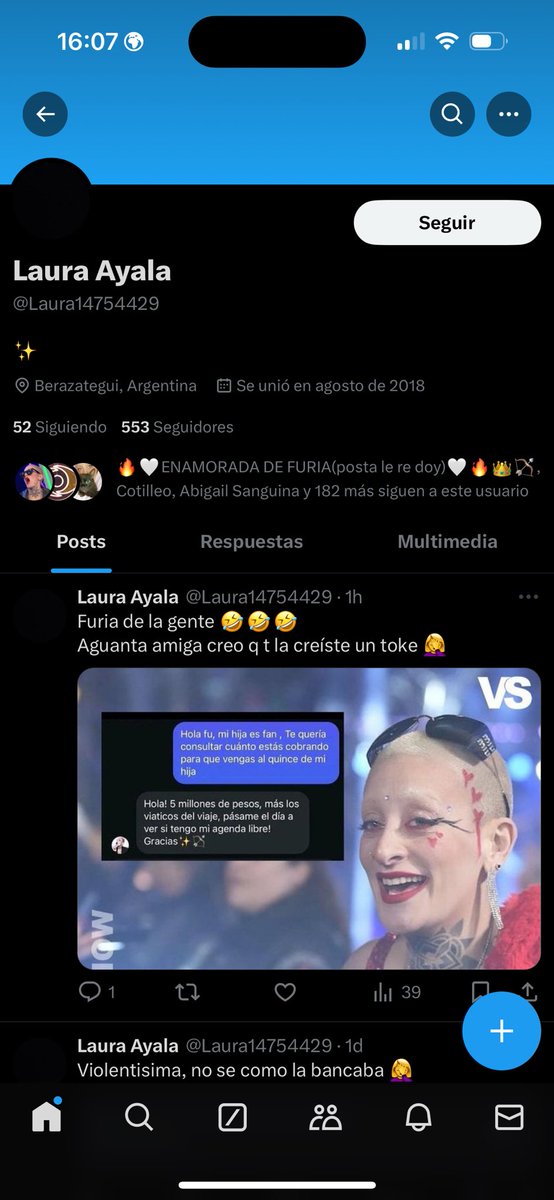pueden dejar de seguir a esta ridícula