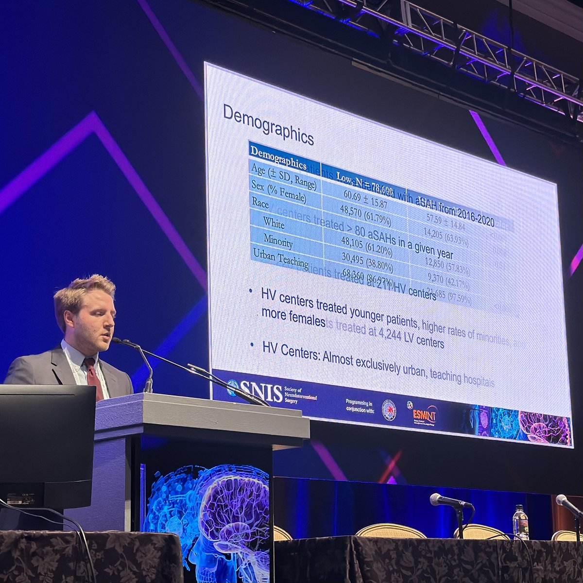 JNIS (@jnis_bmj) on Twitter photo Dr. Lane Fry on hospital case volume and its effect on outcomes in aneurysmal subarrachnoid hemorrhage.
<a href="/KU_Neurosurgery/">University of Kansas Neurosurgery</a> #SNIS2024 <a href="/SNISInfo/">SNIS Info</a> <a href="/esmintsociety/">ESMINT Society</a> <a href="/cvsection/">CV Section</a> <a href="/fcalbuquerque51/">Felipe C. Albuquerque</a> <a href="/cruzcerebri/">Aurora S. Cruz</a> @mariapanrad <a href="/DanniDiestro/">Dr. DiestroKE</a> <a href="/MattAmansMD/">Matthew Amans</a> <a href="/ducruetaf/">Andrew Ducruet</a> <a href="/MattFusco_MD/">Matt Fusco</a> <a href="/DrAltschul/">Dorothea Altschul MD FAHA FSVIN</a> Dr. Lane Fry on hospital case volume and its effect on outcomes in aneurysmal subarrachnoid hemorrhage.
<a href="/KU_Neurosurgery/">University of Kansas Neurosurgery</a> #SNIS2024 <a href="/SNISInfo/">SNIS Info</a> <a href="/esmintsociety/">ESMINT Society</a> <a href="/cvsection/">CV Section</a> <a href="/fcalbuquerque51/">Felipe C. Albuquerque</a> <a href="/cruzcerebri/">Aurora S. Cruz</a> @mariapanrad <a href="/DanniDiestro/">Dr. DiestroKE</a> <a href="/MattAmansMD/">Matthew Amans</a> <a href="/ducruetaf/">Andrew Ducruet</a> <a href="/MattFusco_MD/">Matt Fusco</a> <a href="/DrAltschul/">Dorothea Altschul MD FAHA FSVIN</a>