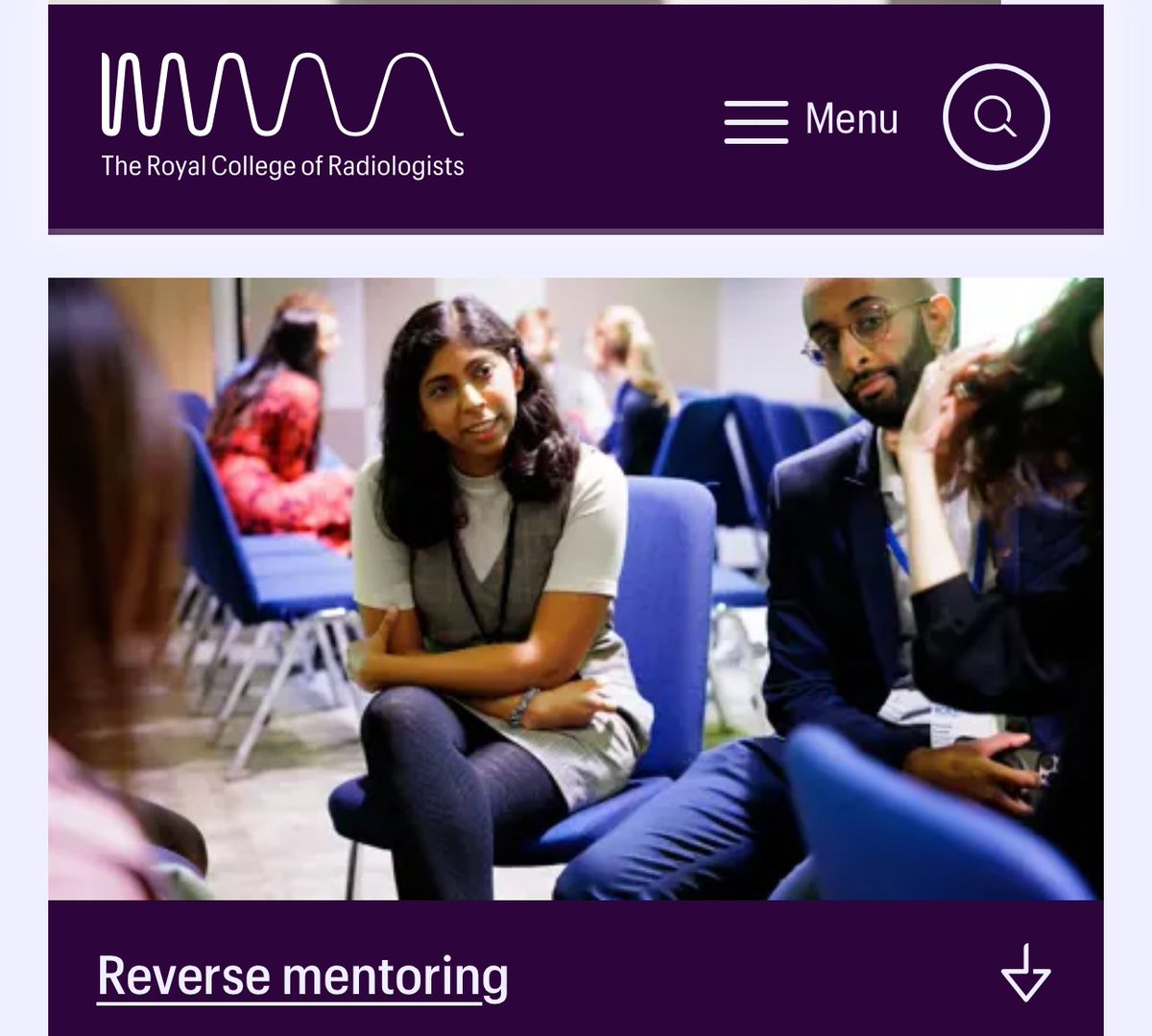 Applications for reverse mentoring are now open 

Aims:to promote/create genuine understanding, Increase awareness of challenges experienced by people with protected characteristics. improve training experience by fostering safe spaces to share experiences
rcr.ac.uk/career-develop…