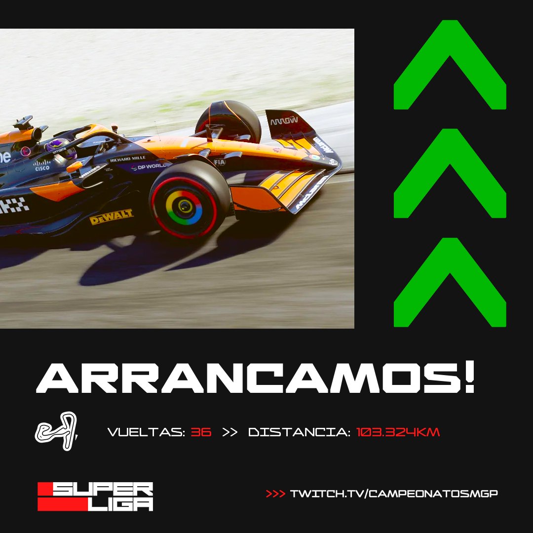 superligaf1's tweet photo. 👊🏼🟢 ¡TODO PREPARADO EN HOLANDA!

👑 @Ignars2 defiende la pole con @Razemon_ en la primera línea. @SergioFletcher_ es tercero.

❌ @ElReyGuiri y @mikick_ reciben sanción de 3 puestos. https://t.co/ovUwKnXi9e
