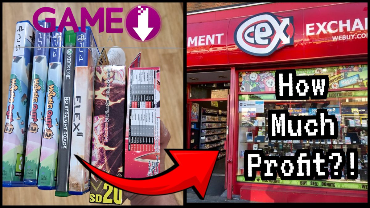 The 50 percent discount sale might be over in <a href="/GAMEdigital/">GAME.co.uk</a> but that doesn't mean you can't grab a bargain and even some trade fodder, but how much profit? Link below!
.
youtu.be/xnrQeYzLe3k
.
#RETROGAMING #CeX #gameuk #movingout2 #carboot #cexretro