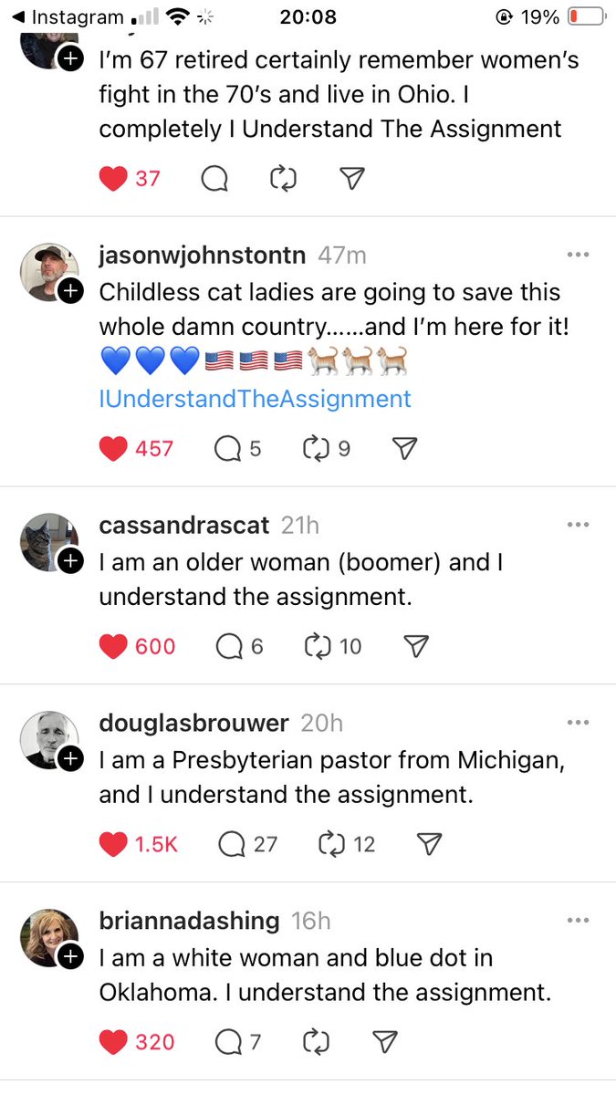 HarrietGriffey's tweet image. So many over on Threads who #UnderstandTheAssignment 👍🏻
