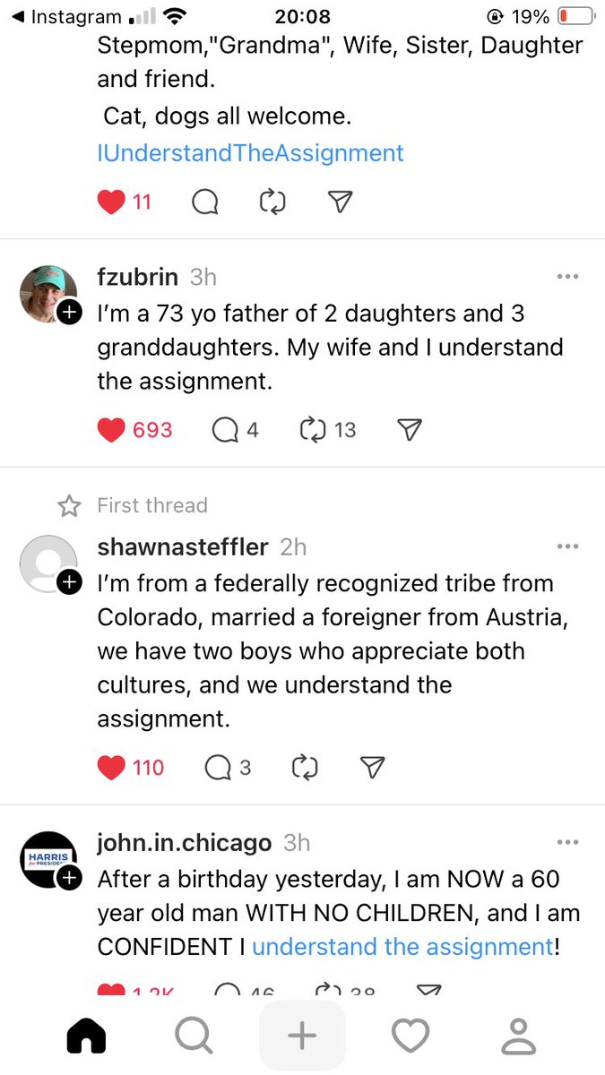 HarrietGriffey's tweet image. So many over on Threads who #UnderstandTheAssignment 👍🏻