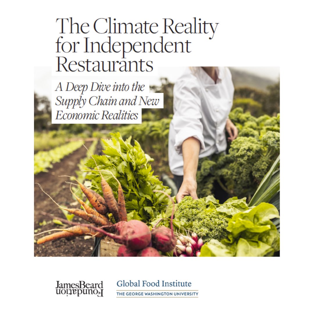 Global Food Institute at GW (@gw_globalfood) on Twitter photo Dr. Tara A. Scully, GFI’s Director of Curriculum Development, recently spoke with the James Beard Foundation’s Anne E. McBride about “The Climate Reality for Independent Restaurants” report.
Listen to the episode to hear more about their collaboration! 🍽️ heritageradionetwork.org/episode/what-r… Dr. Tara A. Scully, GFI’s Director of Curriculum Development, recently spoke with the James Beard Foundation’s Anne E. McBride about “The Climate Reality for Independent Restaurants” report.
Listen to the episode to hear more about their collaboration! 🍽️ heritageradionetwork.org/episode/what-r…