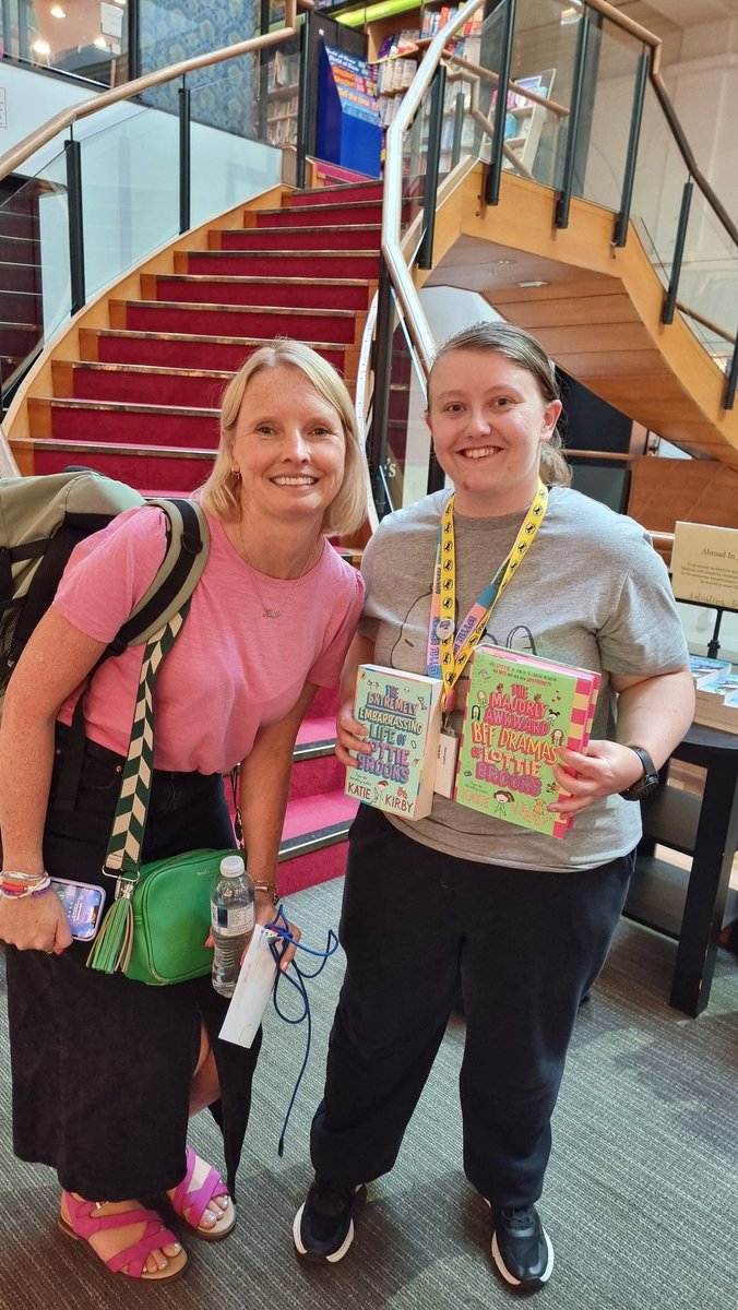 Georgina 🎮 📚 (@anxietycrossing) on Twitter photo Second event all finished! 🥳
Had a lovely afternoon supporting a signing with <a href="/hurrahforgin/">Katie Kirby</a> at <a href="/bromleybooks/">Waterstones Bromley</a>.
Very nostalgic to be back there after meeting <a href="/DerekLandy/">Derek Landy</a> there for the first time in 2011! 🤯 Second event all finished! 🥳
Had a lovely afternoon supporting a signing with <a href="/hurrahforgin/">Katie Kirby</a> at <a href="/bromleybooks/">Waterstones Bromley</a>.
Very nostalgic to be back there after meeting <a href="/DerekLandy/">Derek Landy</a> there for the first time in 2011! 🤯