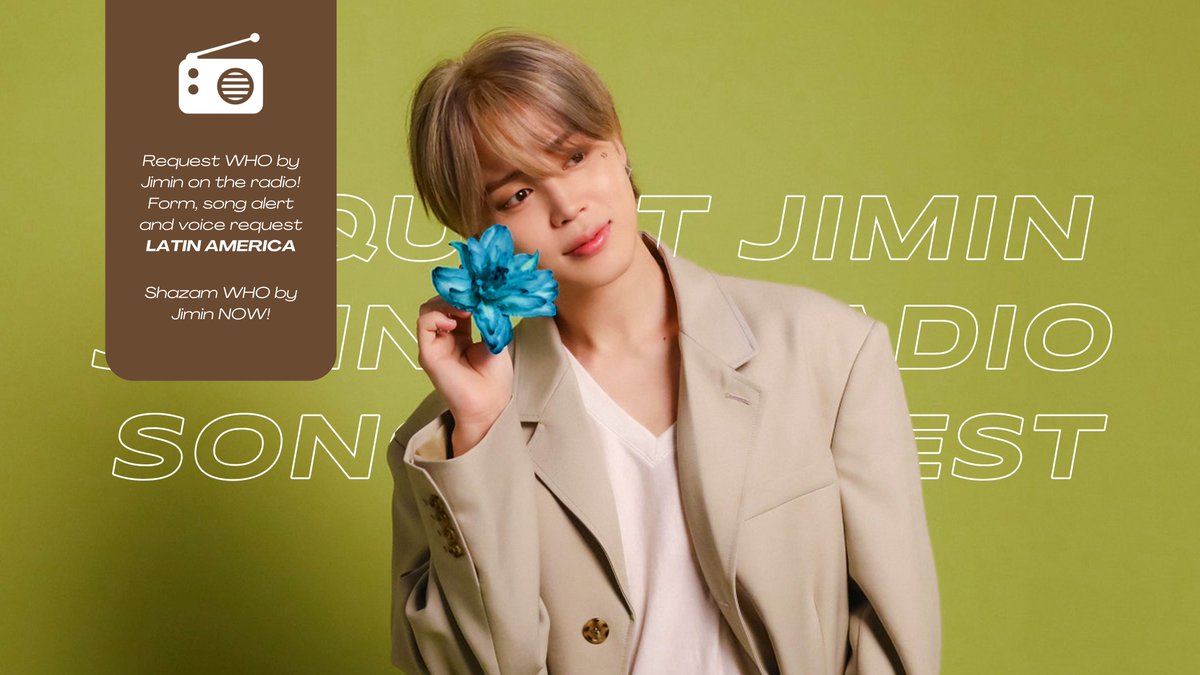 JiminOnStats's tweet photo. Request "Who" by #JIMIN on one of the largest radio audiences in radio!
  
LATIN AMERICA FOCUS: promote the song https://t.co/TeYhmL5bX3
