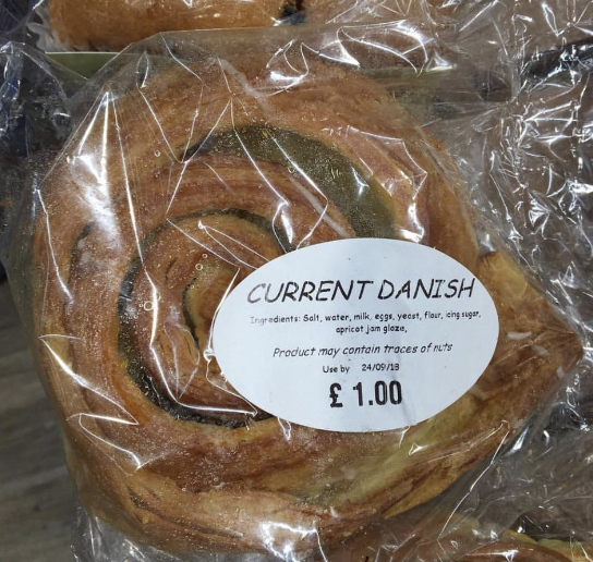 STEcopywriting's tweet photo. Danish of the day?! 😃
#Confusables #TypoTime https://t.co/obg1k7gpRq