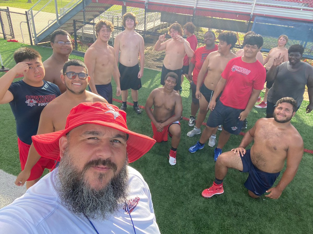 Wanted to make sure to let everyone know that I am absolutely proud of these guys! The whole team works hard but I’ll be biased and give praise to the guys that never get praised publicly. These guys show up every day with a great attitude and work hard… BULLNECKS! 🤘🏼😤VAKA!