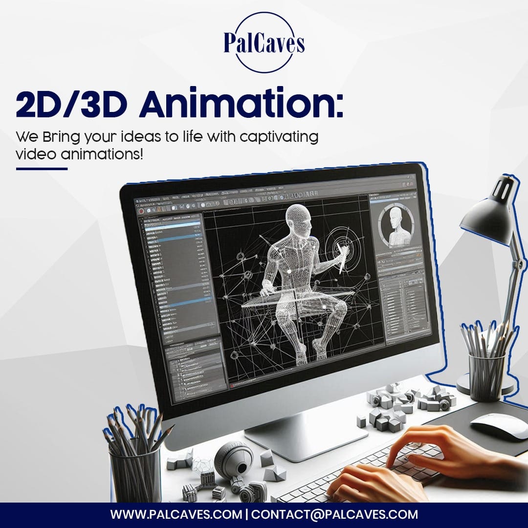 Transform your vision with Palcaves' 2D and 3D animations. From eye-catching 2D to immersive 3D, creating visuals that captivate and communicate your brand’s message.

Elevate your storytelling with stunning visuals.

#2DAnimation #3DAnimation #VisualStorytelling #AnimationStudio
