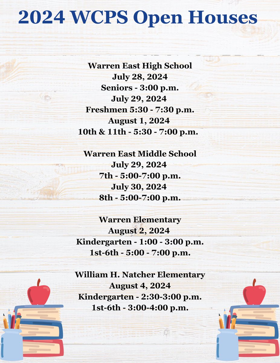 Please view the flyers to see our Open Houses for the 2024-2025 school year!  #PreschooltoProfession #BigDistrictBigOpportunities