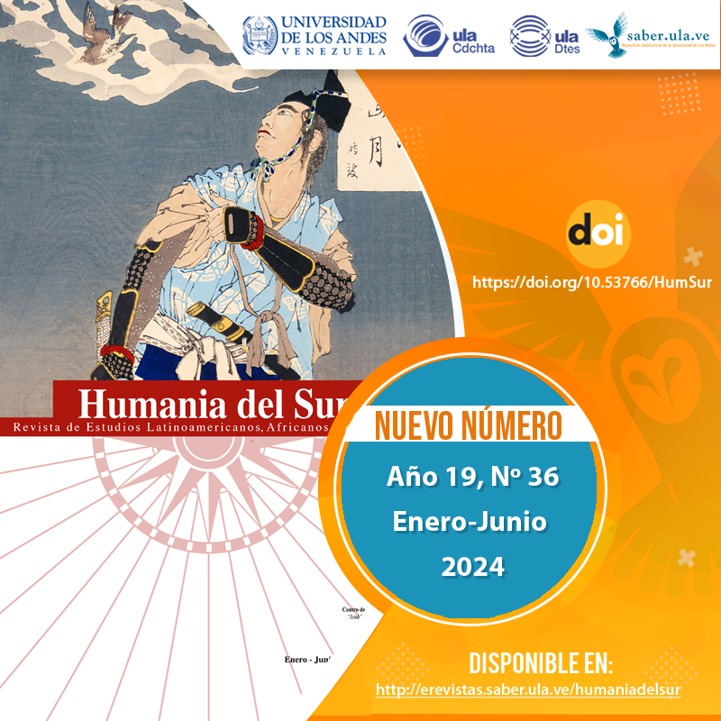 SaberULA's tweet photo. Humania del Sur.  Año 19, Nº 36. Enero-junio 2024.  Disponible en: https://t.co/OPVq12ox6t @ULA_DTES @PrensaULA @rectoradoula @CDCHTA @CdchtaUla @CEAAULA @revistasve https://t.co/edgrSSjgEq