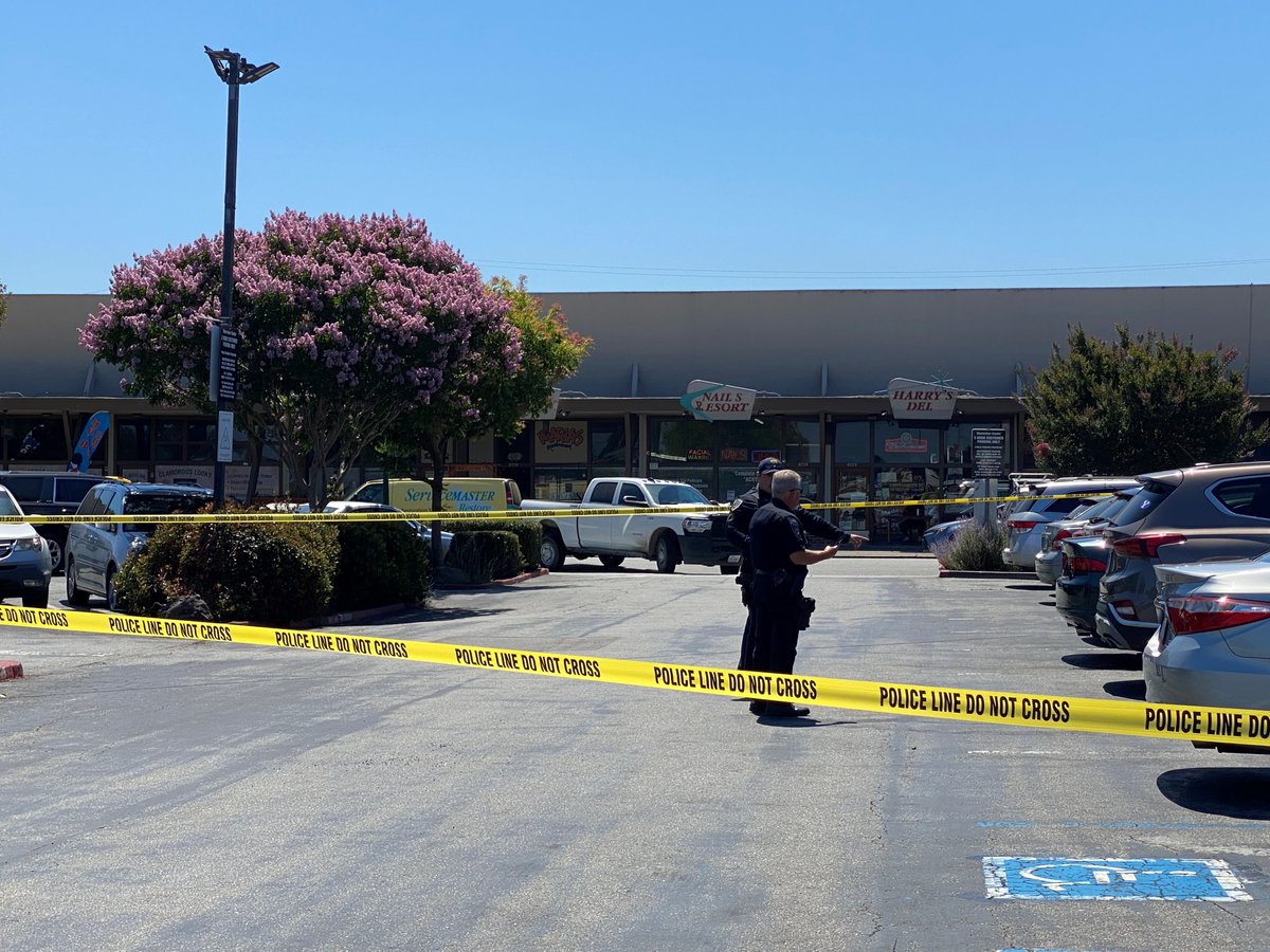 SanMateoPD's tweet photo. We're currently investigating a shooting into a vehicle that occurred at the Shoreview Shopping Center today after 11am. At this time we are not releasing any further information regarding suspect information or motive. We will provide more details once able to. https://t.co/pNhjabnw8N