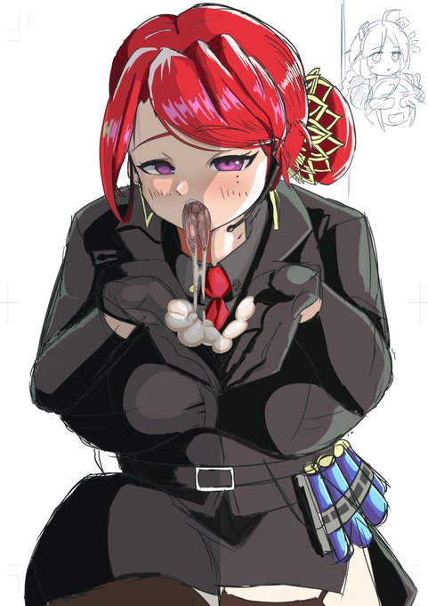 #LastOrigin
#ラストオリジン

エッチなスプタン紅蓮さん描けた～ 