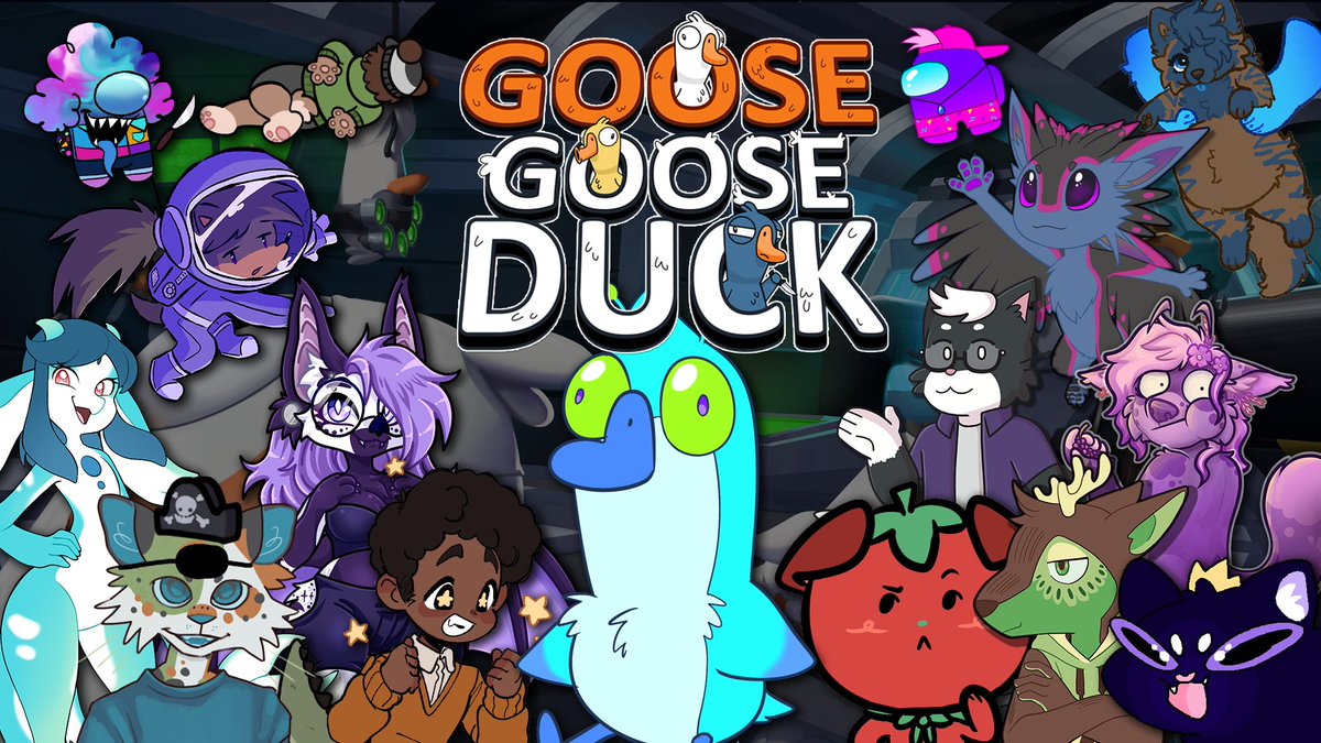🚀 TONIGHT @ 9PM ET
✨ 15+ VTUBERS GOOSE GOOSE DUCK COLLAB

COME HANG IT'S GONNA BE SO FUN 😭💙

✌👽