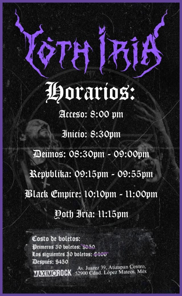 BBeat105's tweet photo. La semana pasada, #Repvblika se presentó en el @hdxcircusbar, hoy tocan con #YothIria
Acá les dejamos unas fotos de su presentación el fin de semana pasado en #CDMX
📸 @FabianDuron
@Reactor105
Quiénes le caerán a #YothIria en Atizapán?
#ChaosProd
#StayBlast
#BlastBeat105 https://t.co/gjRpMYZFqx