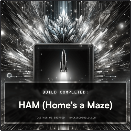 MiracleOtugo's tweet photo. stoked to announce I just  launched HAM (Home's a Maze) on Backdrop Build v5! https://t.co/c9IbhfdSiE #BackdropBuild https://t.co/W9woKslV4S