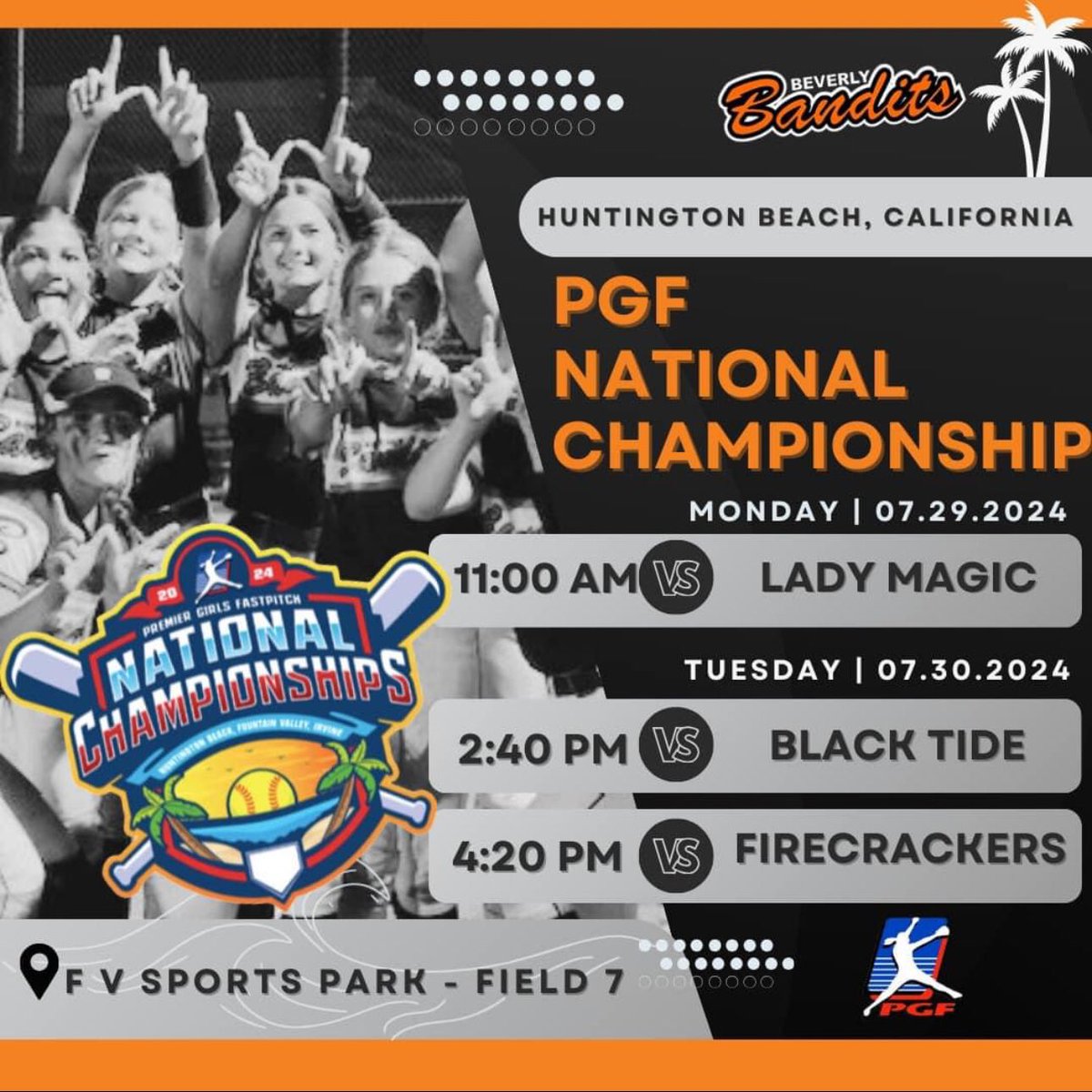 Bandits_2011's tweet photo. Our last stop, @PGFnetwork 12u Premier National Championship. We are looking forward to competing against so many great teams! @ExtraInningSB @LineDsoftball @LegacyLegendsS1 @IHartFastpitch @YAthletesF @CoastRecruitsSB https://t.co/cFi8g76Cv8