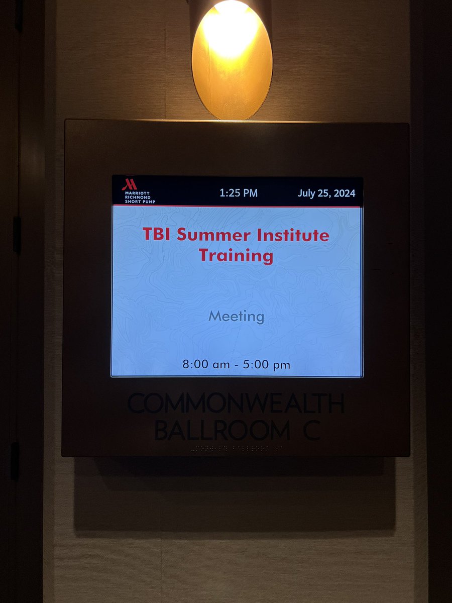 I am incredibly honored to have had the chance to present today at this year TBI Summer Training! The work that VCU and VDOE does with this extensive training is phenomenal and I’m proud to have been a part of the statewide TBI training. #HeartWork #TBISurvivor