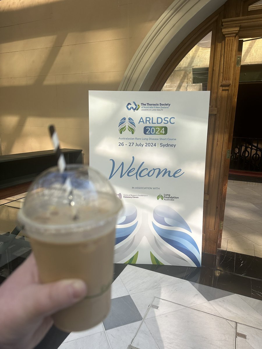 Good coffee + good science at #ARLDSC2024 #TSANZ <a href="/tsanz_thoracic/">TSANZ</a>