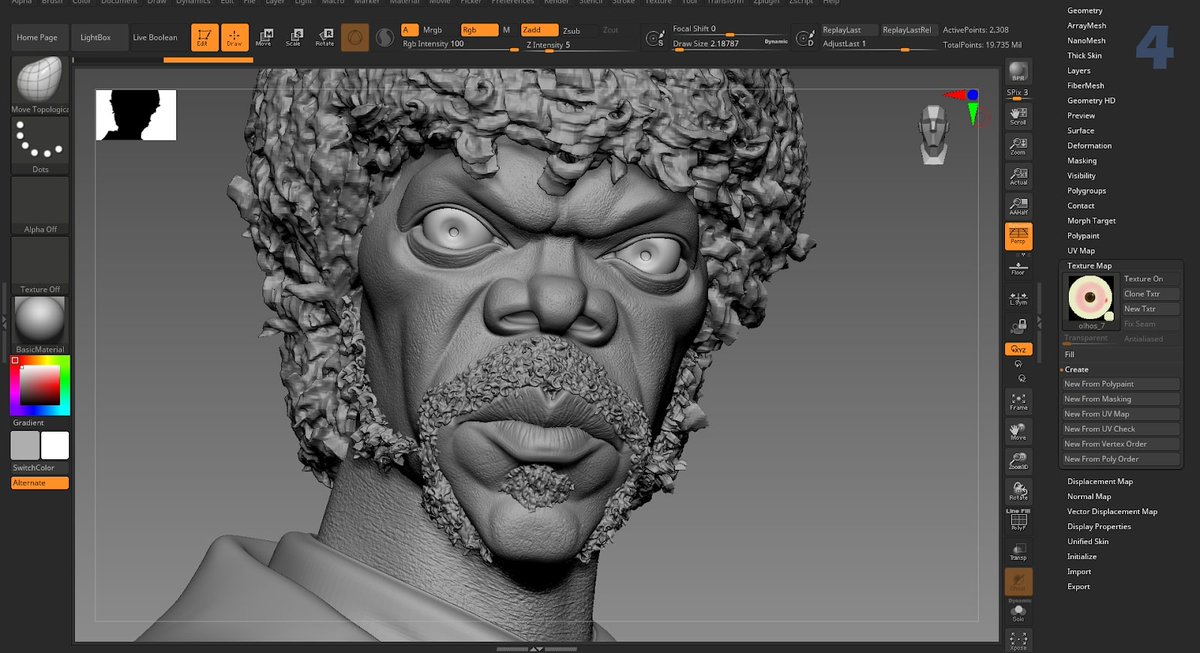 Ernesto Perlingeiro discussed his stylized model of Pulp Fiction's Jules, explaining the workflows behind the character's body, clothes, and eyes made with ZBrush and Substance 3D Painter.

Learn more: 80.lv/articles/learn…

#zbrush #substancepainter #3d #3dcg #characterart