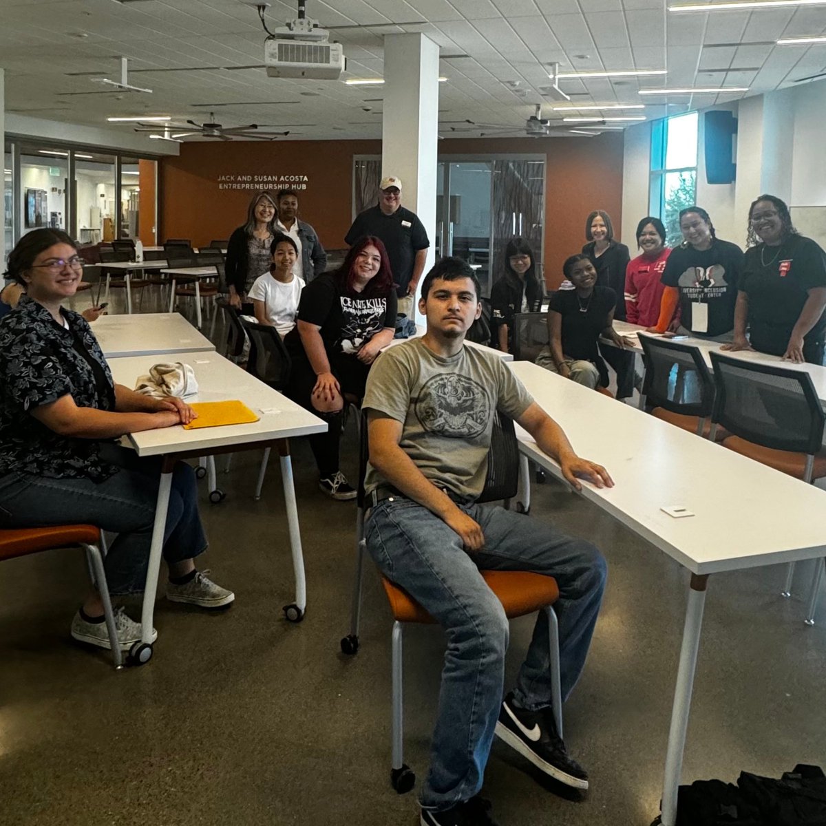 Today I stopped by the Pioneer Pathways: College Bound Camp. These high schoolers are being introduced to life as a college student. 

I hope to see them walking around our campus again in the future as Pioneers! Do any of our current students have advice to share?

#csueb