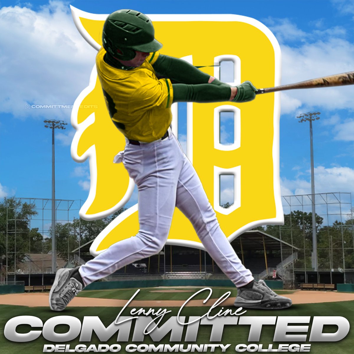 Congratulations to 2025 Catcher Lenny Cline of Archbishop Rummel HS(New Orleans) on his commitment to Delgado Community College!