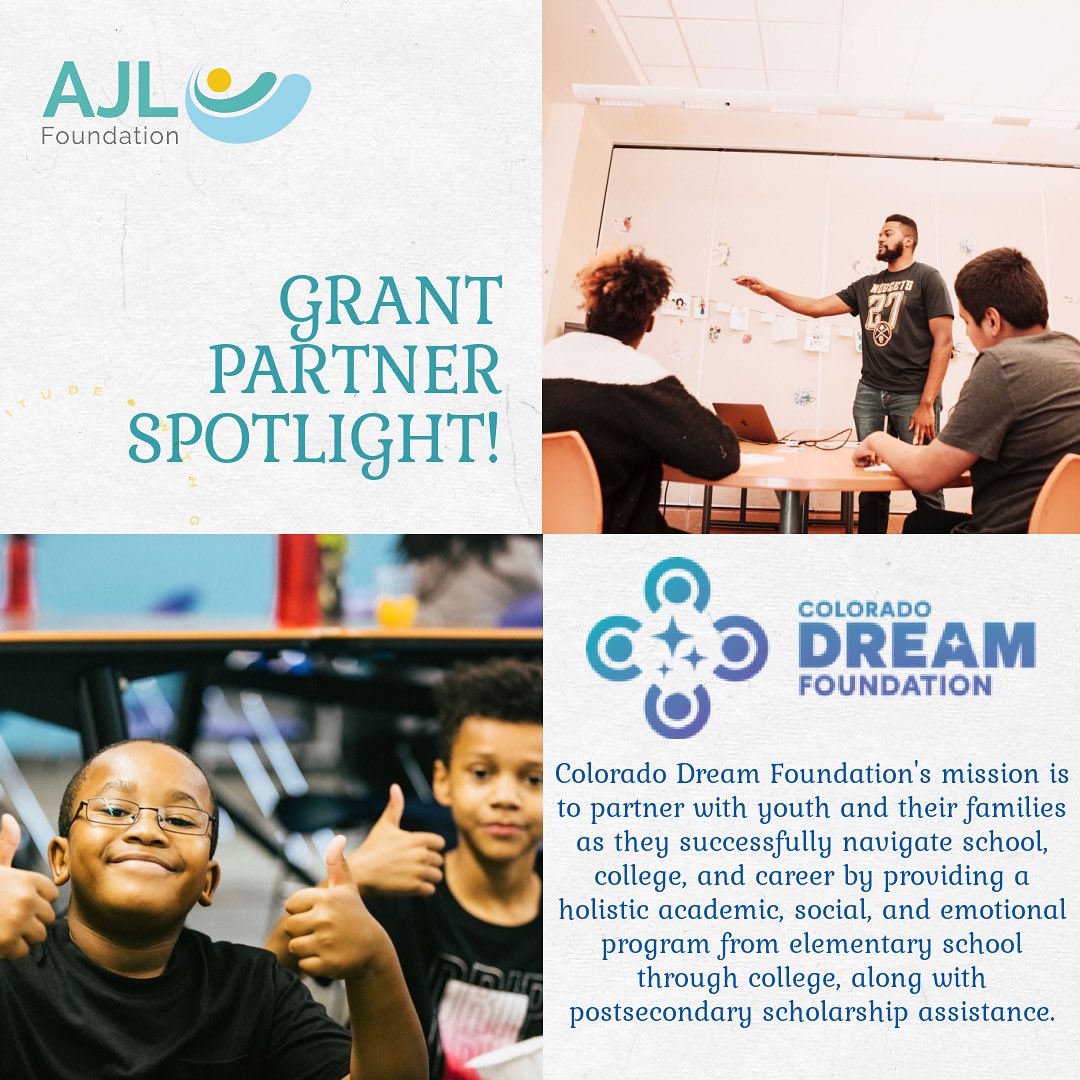🎉Check out CO Dream Fdtn’s mission to partner with youth &amp; their families as they successfully navigate school, college &amp; career by providing a holistic academic, social &amp; emotional program from elementary school through college, along with postsecondary scholarship assistance.